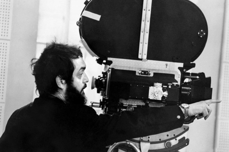 Stanley Kubrick, the film director in action  - Image via    scrapsfromtheloft.com